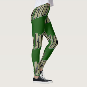 Lawn Bowl Dimensional Logo, Leggings