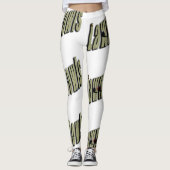 Lawn Bowl Dimensional Logo, Leggings (Voorkant)