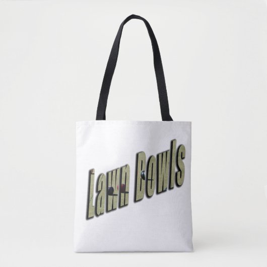 Lawn Bowl Dimensional Logo, Tote Bag (Voorkant)