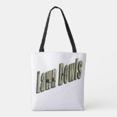 Lawn Bowl Dimensional Logo, Tote Bag (Achterkant)