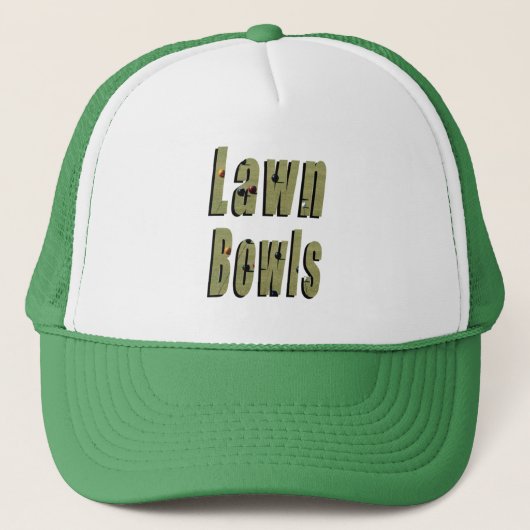 Lawn Bowl Dimensional Logo, Trucker Pet (Voorkant)