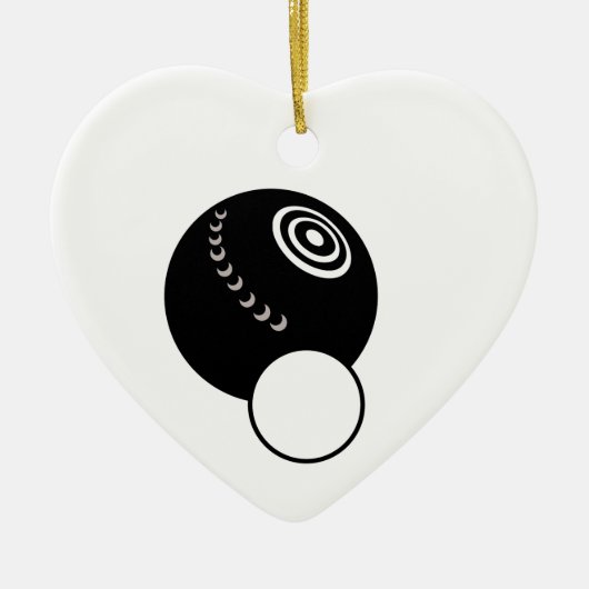 LAWN BOWL KERAMISCH ORNAMENT (Voorkant)