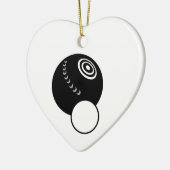 LAWN BOWL KERAMISCH ORNAMENT (Links)