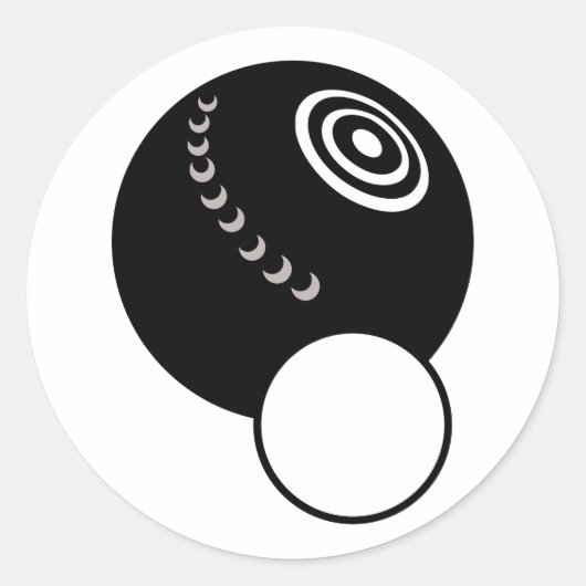 LAWN BOWL RONDE STICKER (Voorkant)