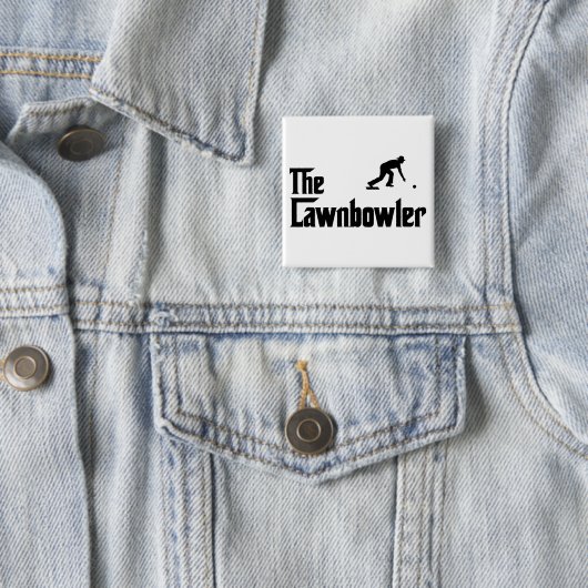 Lawn Bowl Vierkante Button 5,1 Cm (In situ)