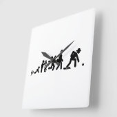 Lawn Bowl Vierkante Klok (Hoek)