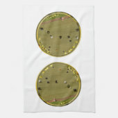 Lawn Bowls 2023 Gold Coin, Dish Towel Theedoek (Verticaal)