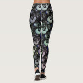 Lawn Bowls Abstracte Art Leggings (Achterkant)