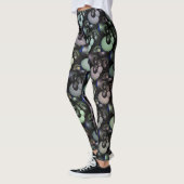 Lawn Bowls Abstracte Art Leggings (Links)