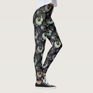 Lawn Bowls Abstracte Art Leggings