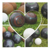 Lawn Bowls Afbeeldingen, foto kubus (Voorkant)