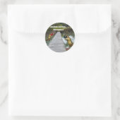 Lawn Bowls Australia Split Happens, Round Stickers (Tas)