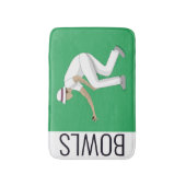 Lawn Bowls Badmat (Voorkant Verticaal)