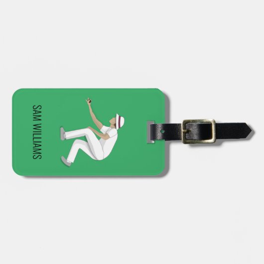 Lawn Bowls Bagagelabel (Voorkant horizontaal)