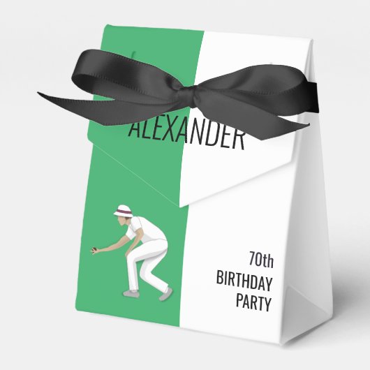 Lawn Bowls Bedankdoosjes (Voorkant Zijde)