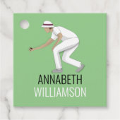 Lawn Bowls Bedankjes Labels (Voorkant)