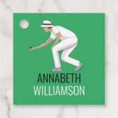 Lawn Bowls Bedankjes Labels (Voorkant)
