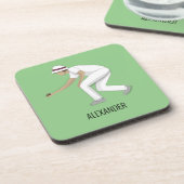 Lawn Bowls Bier Onderzetter (Linkerzijde)
