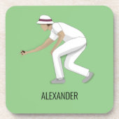 Lawn Bowls Bier Onderzetter (Voorkant)