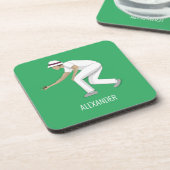 Lawn Bowls Bier Onderzetter (Linkerzijde)