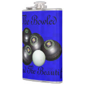 Lawn Bowls Bowled Beauful Logo, Heupfles (Links)