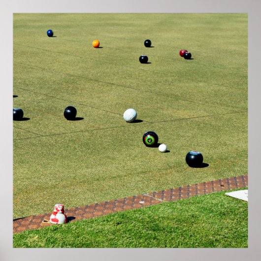 Lawn Bowls Breng hem aan, Poster (Voorkant)