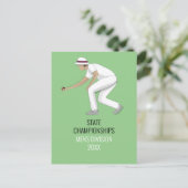 Lawn Bowls Briefkaart (Staand voorkant)