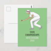 Lawn Bowls Briefkaart (Voorkant / Achterkant)