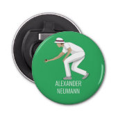 Lawn Bowls Button Flesopener (Voorkant)