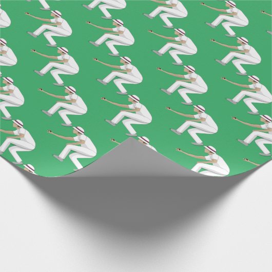 Lawn Bowls Cadeaupapier (Hoek)