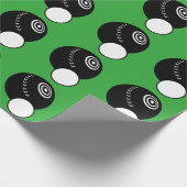 Lawn Bowls Cadeaupapier (Hoek)