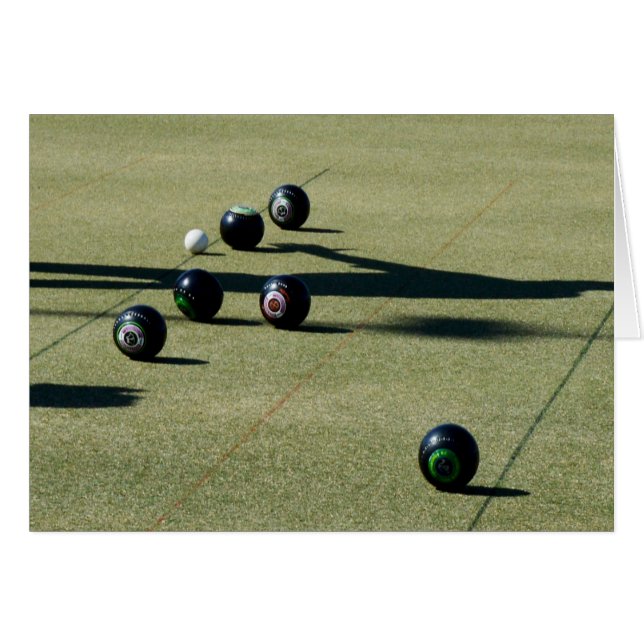 Lawn Bowls Close Call, (Voorkant Horizontaal)