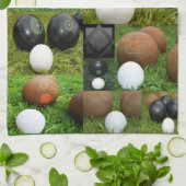  Lawn Bowls Collarge Theedoek (Gevouwen)