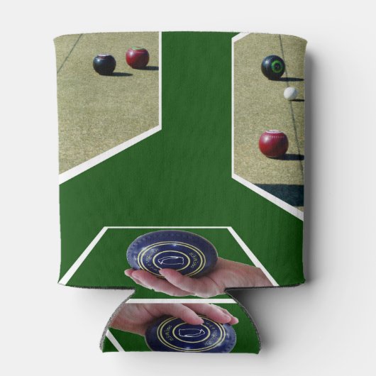 Lawn Bowls Dimensional Art Blikjeskoeler (Achterkant)