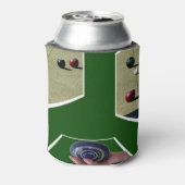 Lawn Bowls Dimensional Art Blikjeskoeler (Blikje Achterkant)