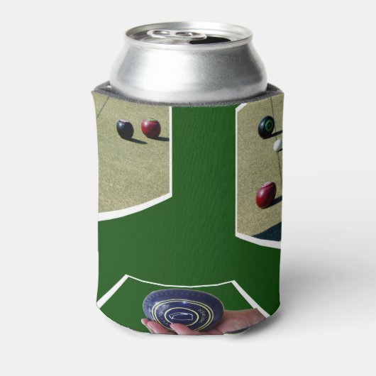 Lawn Bowls Dimensional Art Blikjeskoeler (Blikje Achterkant)
