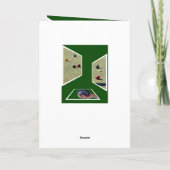 Lawn Bowls Dimensions, Greetings Birthday Card. Kaart (Achterkant)