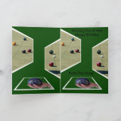 Lawn Bowls Dimensions, Greetings Birthday Card. Kaart (Binnen)