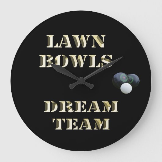 Lawn Bowls Dream Team   Grote Klok (Voorkant)