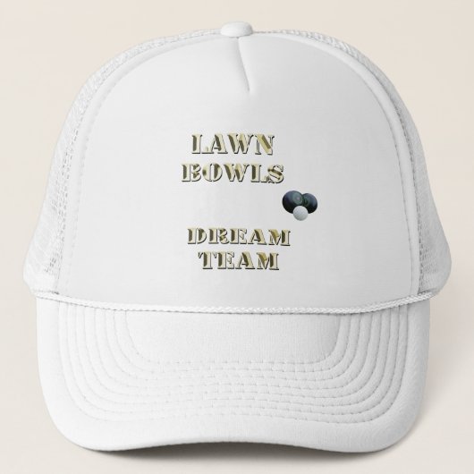 Lawn Bowls Droom Team, Trucker Pet (Voorkant)