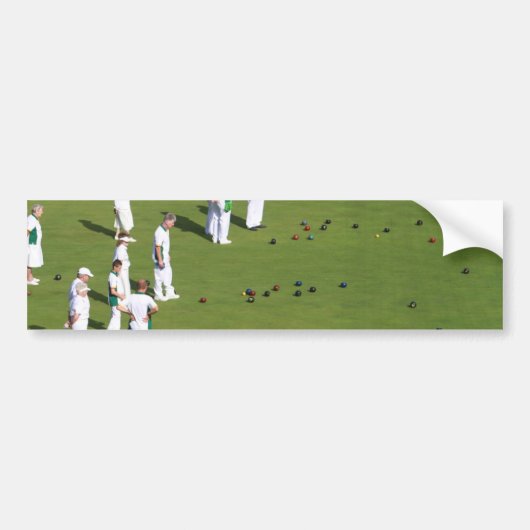 Lawn Bowls England Bumpersticker (Voorkant)