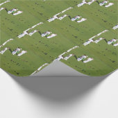Lawn Bowls England Cadeaupapier (Hoek)