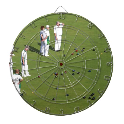Lawn Bowls England Dartbord (Voorkant)
