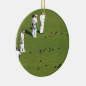 Lawn Bowls England Keramisch Ornament (Rechts)