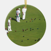 Lawn Bowls England Keramisch Ornament (Voorkant)