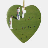 Lawn Bowls England Keramisch Ornament (Rechts)