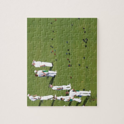Lawn Bowls England Legpuzzel (Verticaal)