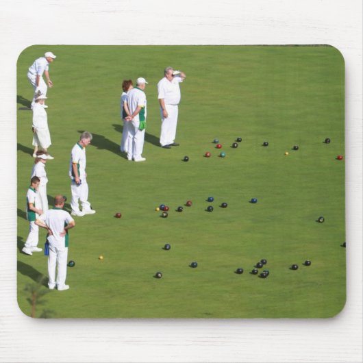 Lawn Bowls England Muismat (Voorkant)
