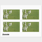 Lawn Bowls England Rechthoekige Sticker (Vel)