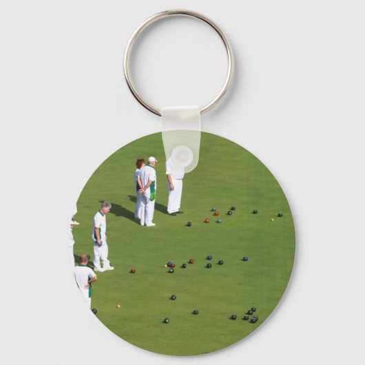 Lawn Bowls England Sleutelhanger (Voorkant)